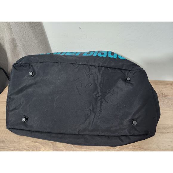 Vintage ROLLERBLADE 1990s Retro Duffle Bag Travel Overnight Purple Black Teal - Picture 11 of 13